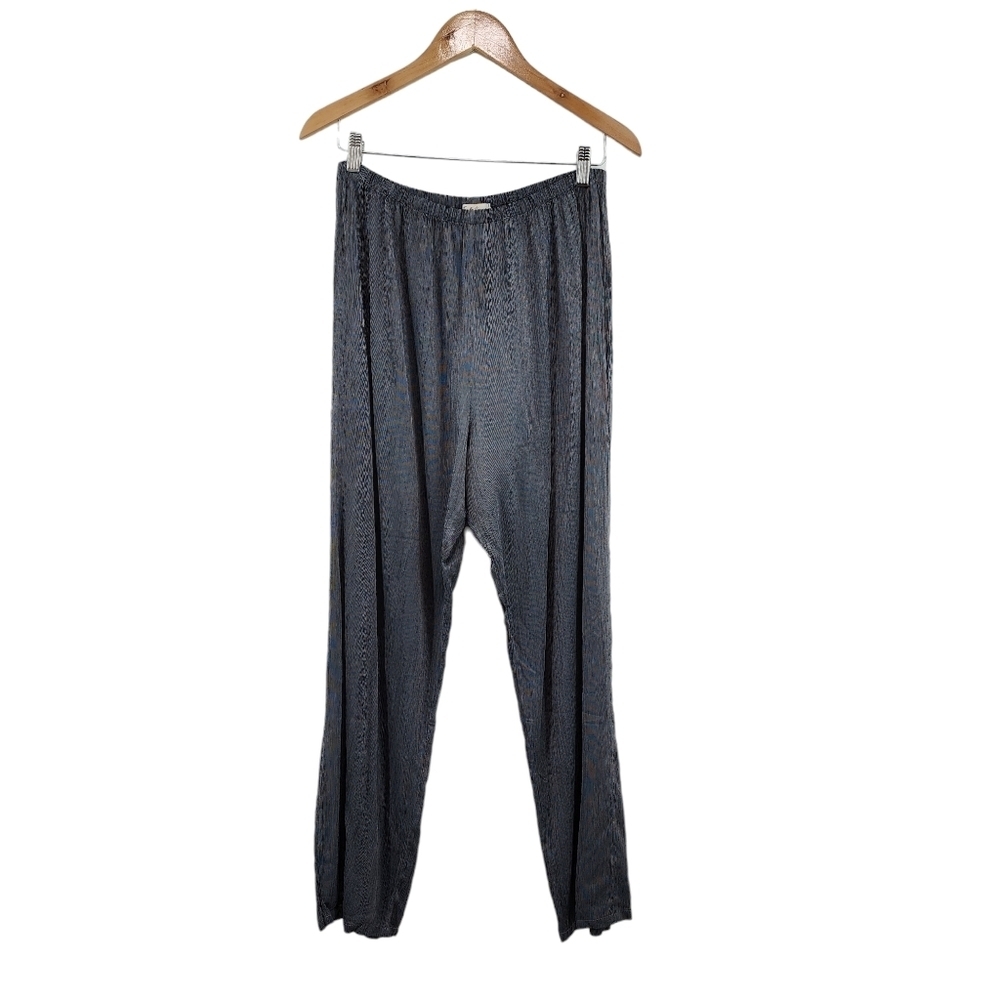 Tea & Scones Women's Poly Rayon Textured Relaxed Fit Pants - L